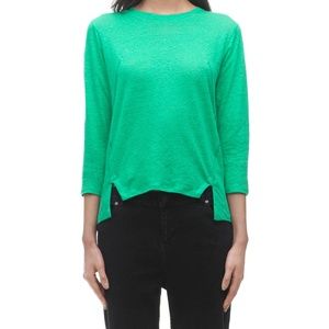 Whistles 100% Linen Sweater – 3/4 Sleeves – Size Small